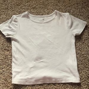 Plain White baby tee